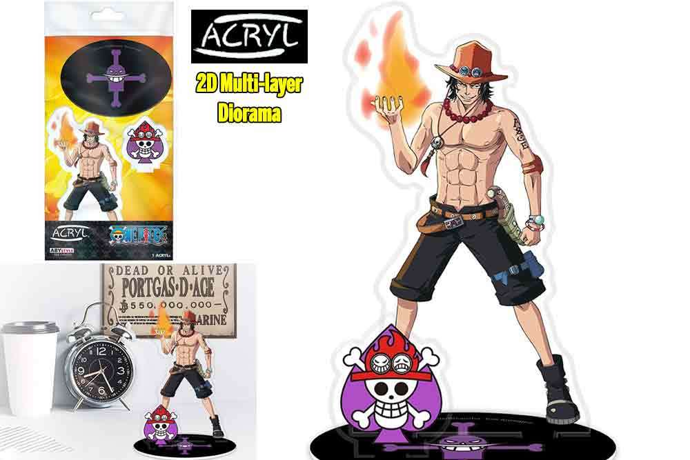 One Piece - Portgas D. Ace - Acryl® Diorama abystyle studio
