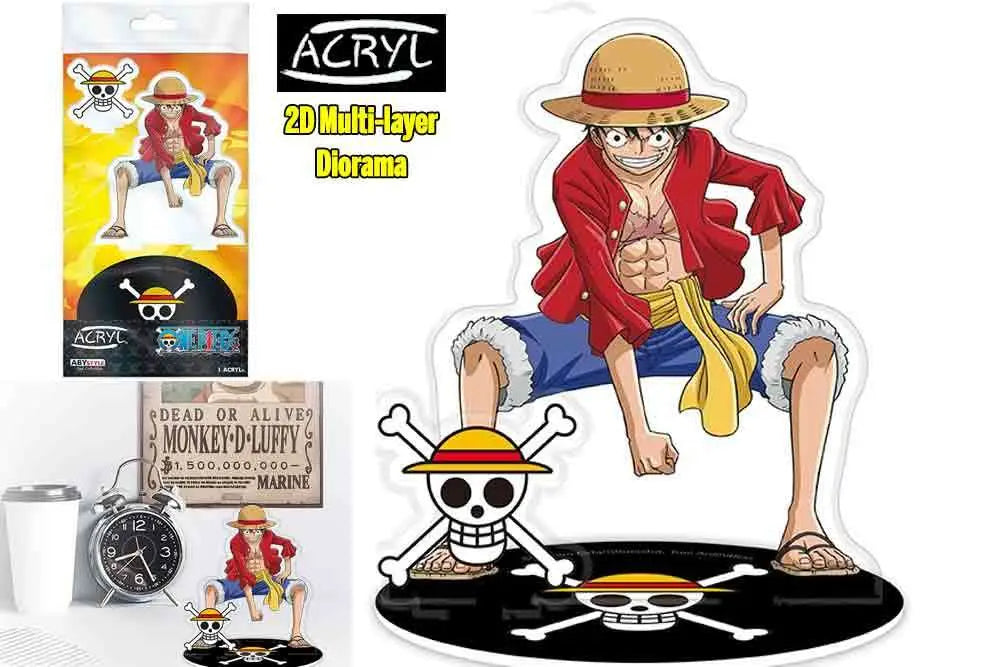 One Piece Monkey D Luffy Acryl Diorama