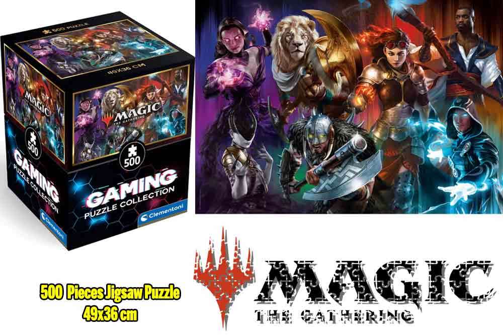 Gaming Puzzle Collection - Cube500 Magic The Gathering: Mana Warriors clementoni