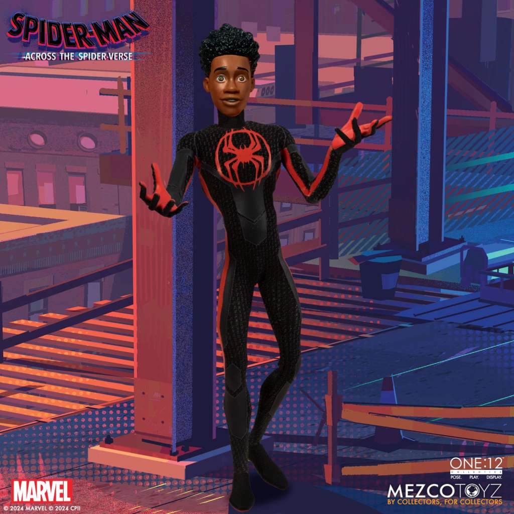 One:12 Collective Spider-Man Miles Morales Figur mezco toys
