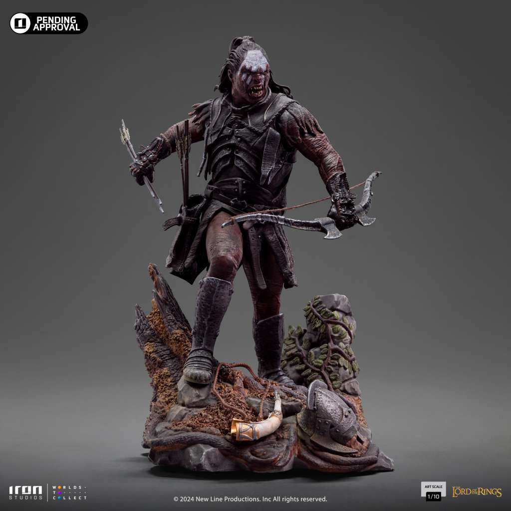 Lord of the Rings Lurtz 1/10 Staty iron studios