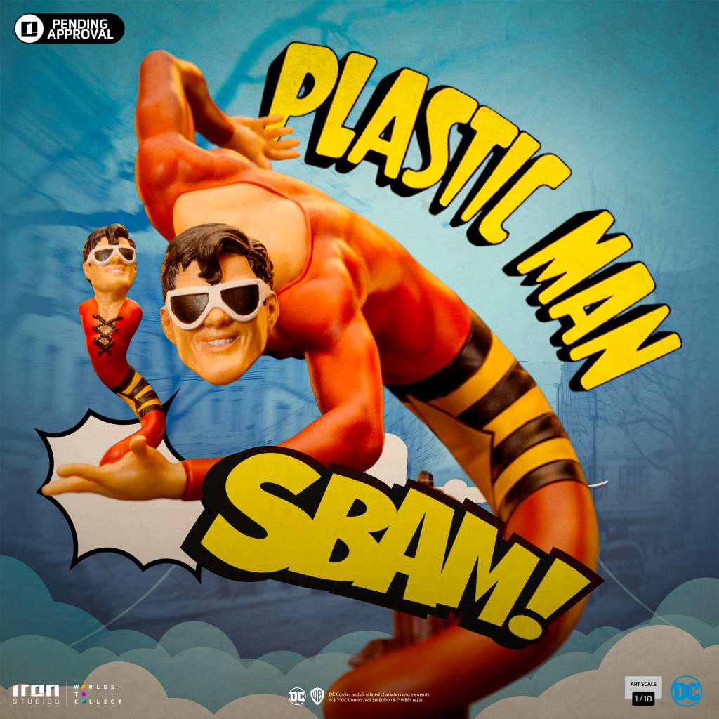 DC Comics Plastic Man 1/10 Staty iron studios