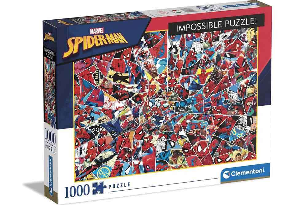 Marvel Spider-Man: The Web - Omöjlig Jigsaw Puzzle 1000 bitar clementoni