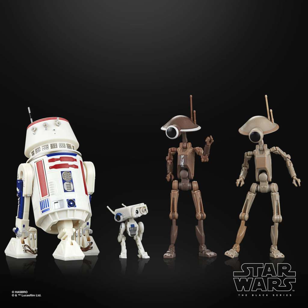 Star Wars Black Series The Mandalorian R5-D4, BD-72 och Pit Droids Actionfigur hasbro