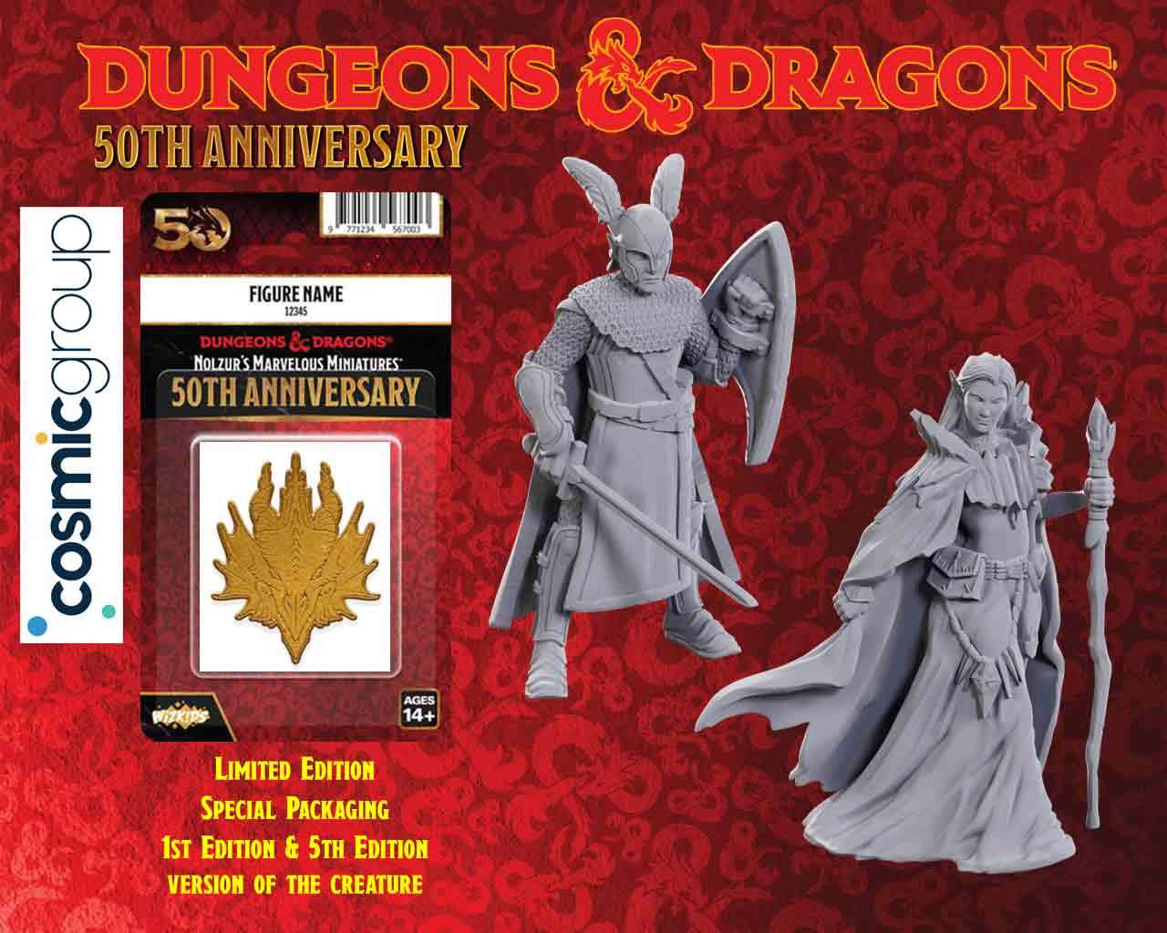 Dungeons & Dragons - Nolzur's Marvelous Miniatures 50-års Jubileum – Elver wizkids