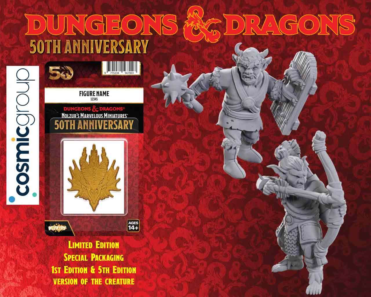 Dungeons & dragons - Nolzur's marvelous miniatures: begränsad upplaga 50-årsjubileum goblins