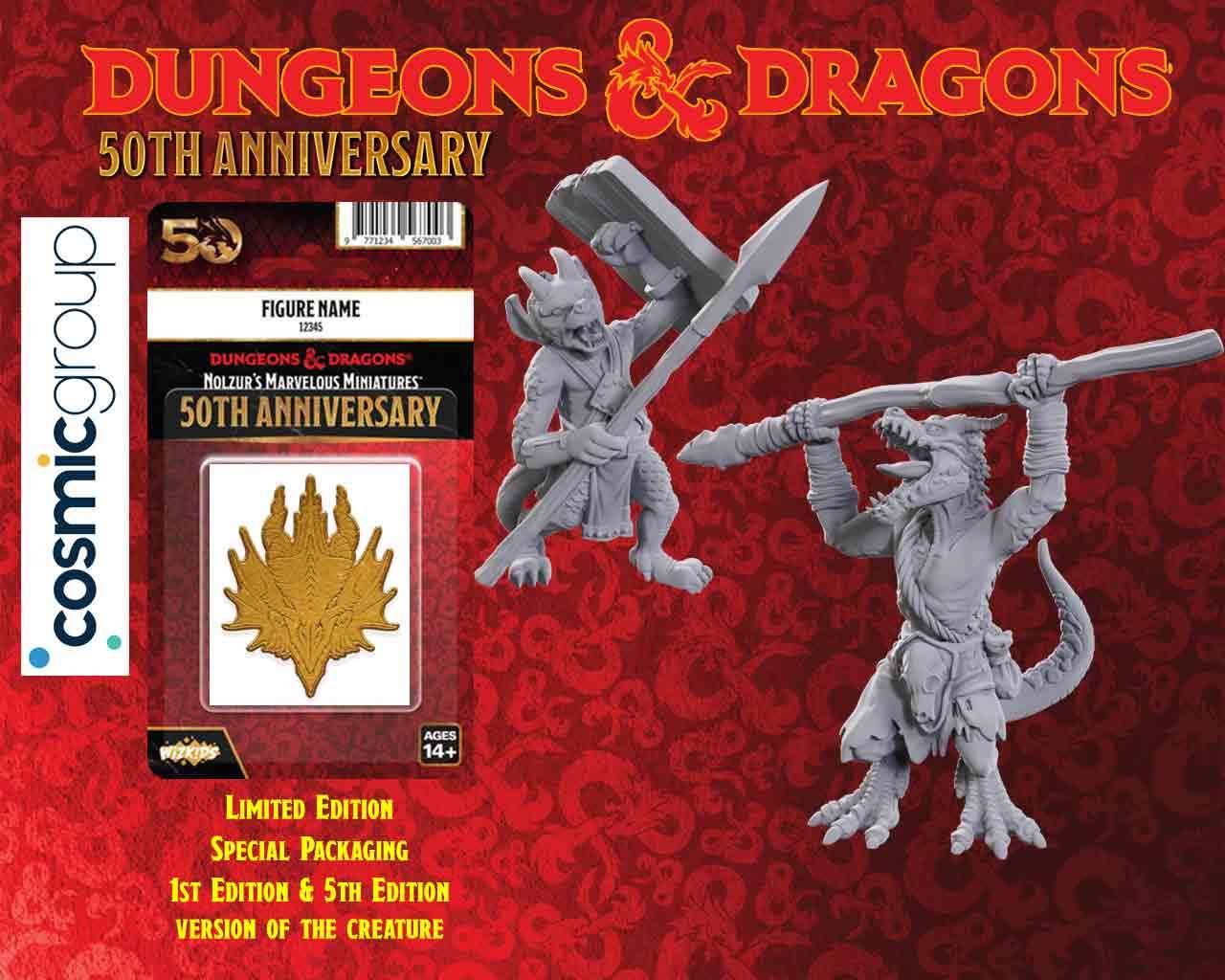 Dungeons & Dragons Nolzur's Marvelous Miniatures 50th Anniversary Kobolds wizkids