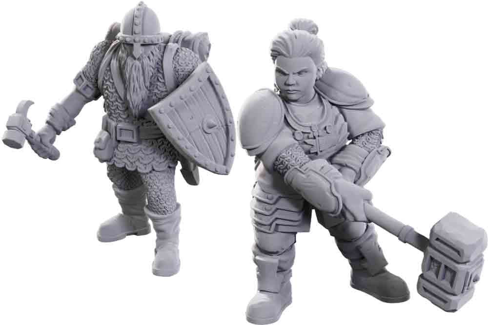 Dungeons & Dragons - Nolzur's Marvelous Miniatures: Limited Edition 50th Anniversary – Dwarves wizkids