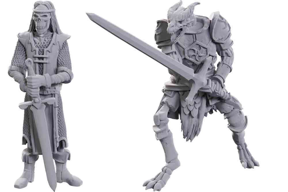 Dungeons & dragons - Nolzur's marvelous miniatures: limited edition 50th anniversary — skeleton knights