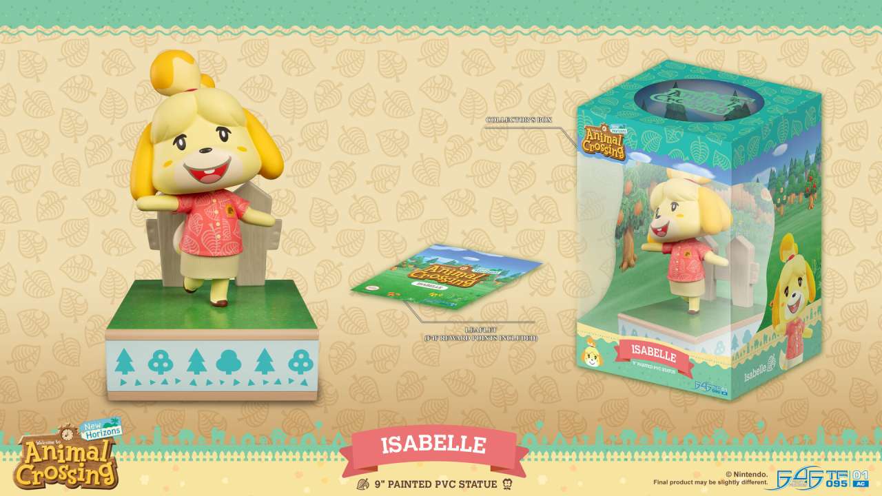 Animal Crossing New Horizons Isabelle PVC-statyn first4figures