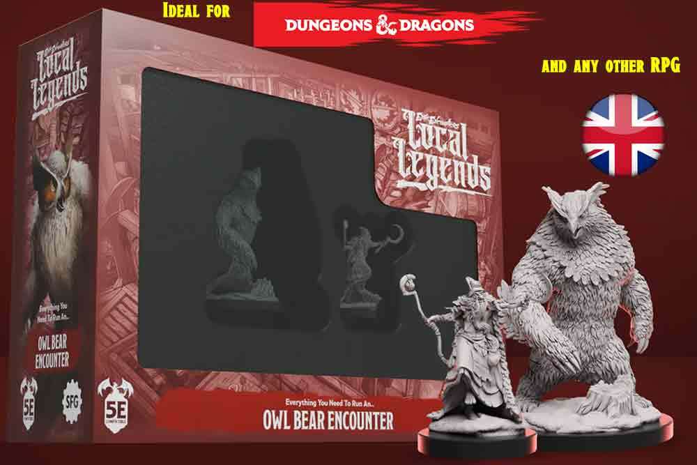 Epic Encounters - Lokala Legender - Owlbear steamforged games