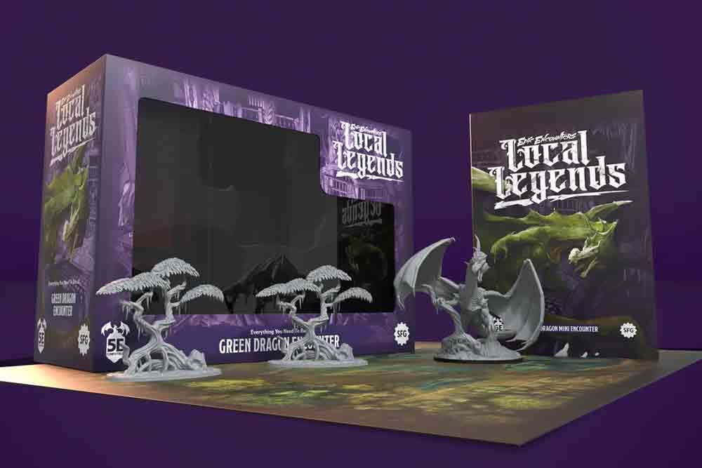 Epic Encounters - Lokala Legender - Grön Drake steamforged games