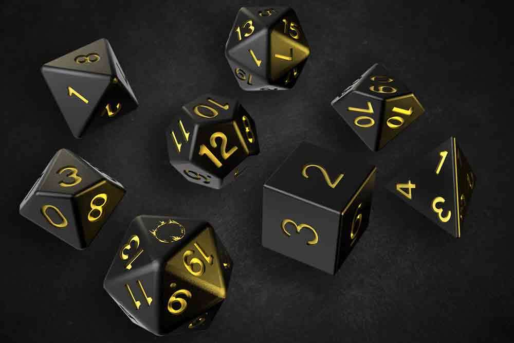 Mörka själar fördömda tärningsset steamforged games