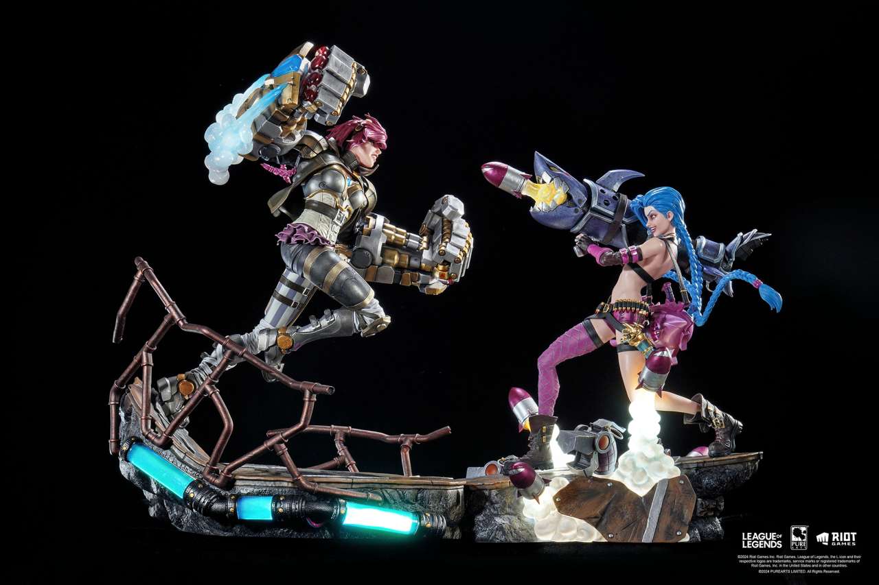 League of Legends Jinx & Vi Bundle Statue pure arts