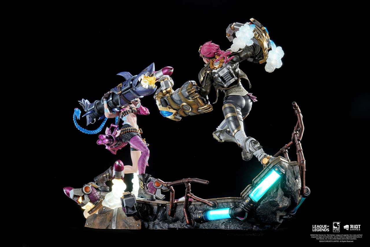 League of Legends Jinx & Vi Bundle Statue pure arts