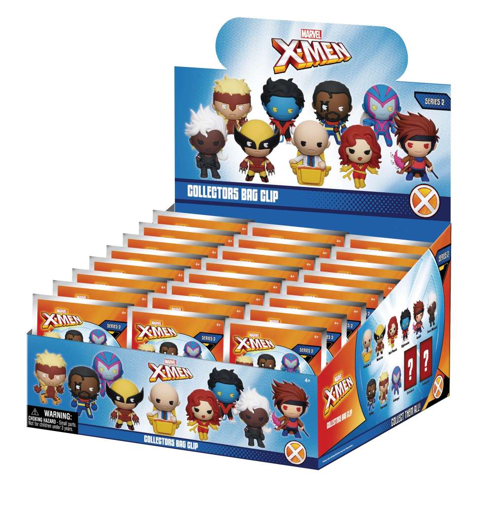 X-Men S.2 Bag Clip Blind Box Display (24) monogram