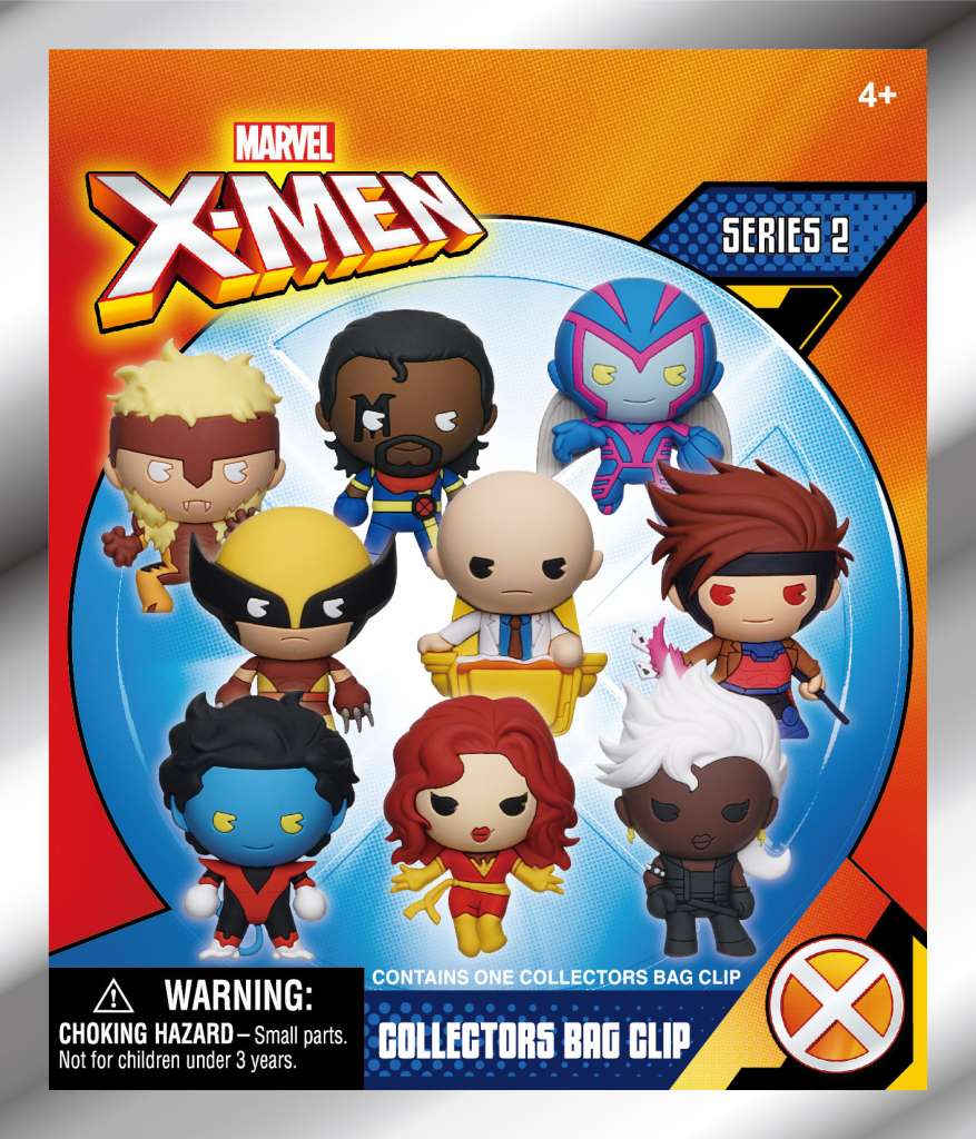 X-Men S.2 Bag Clip Blind Box Display (24) monogram
