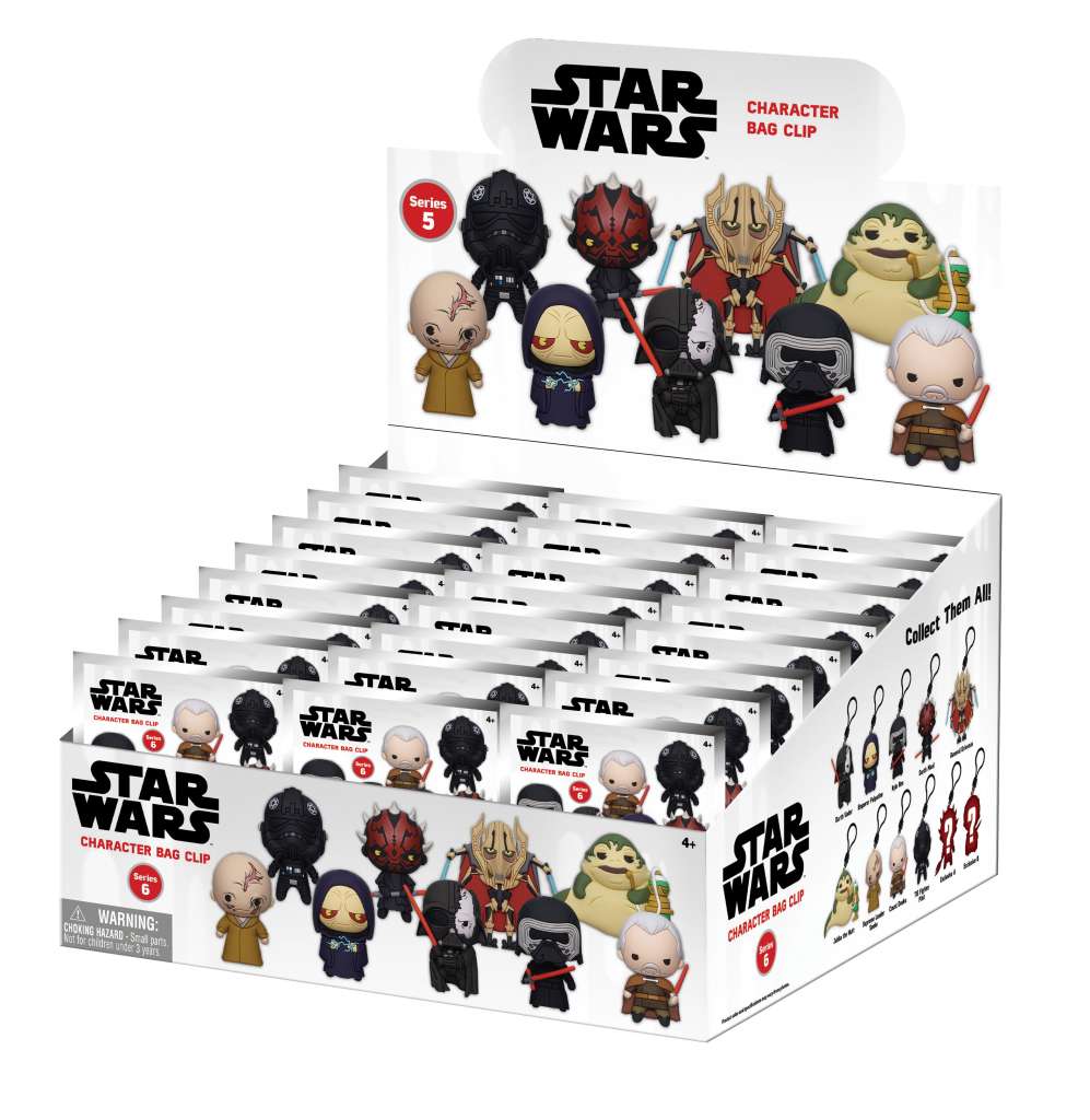 Star Wars The Dark Side Bag Clip Blind Box Display (24) monogram