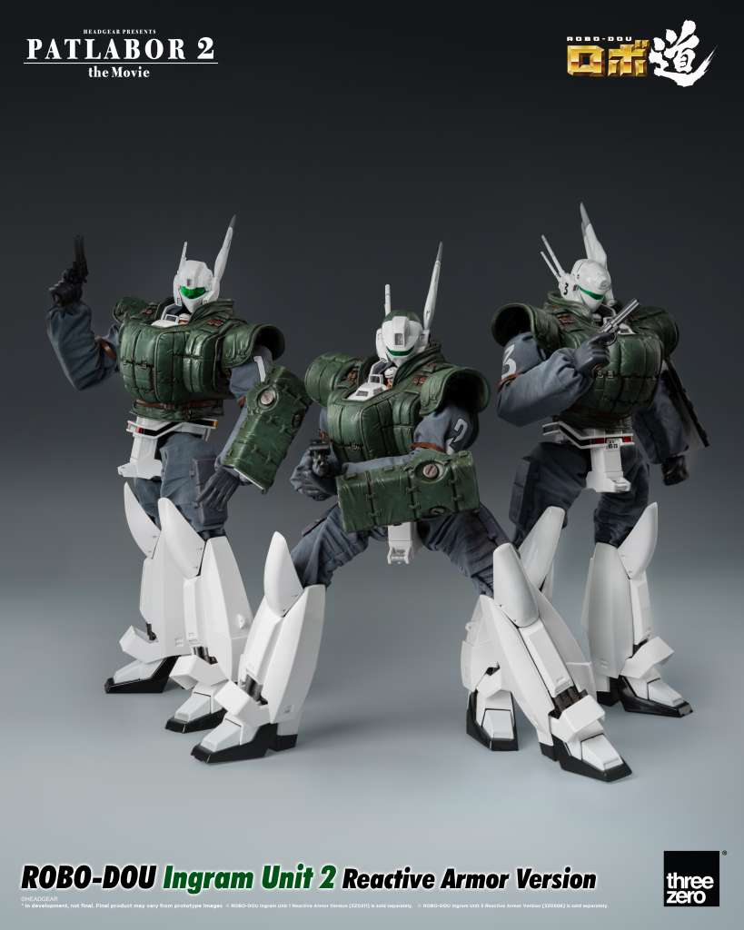 Patlabor 2: The Movie Robo-Dou Ingram Unit 2 Reactive Armor Ver threea toys/threezero