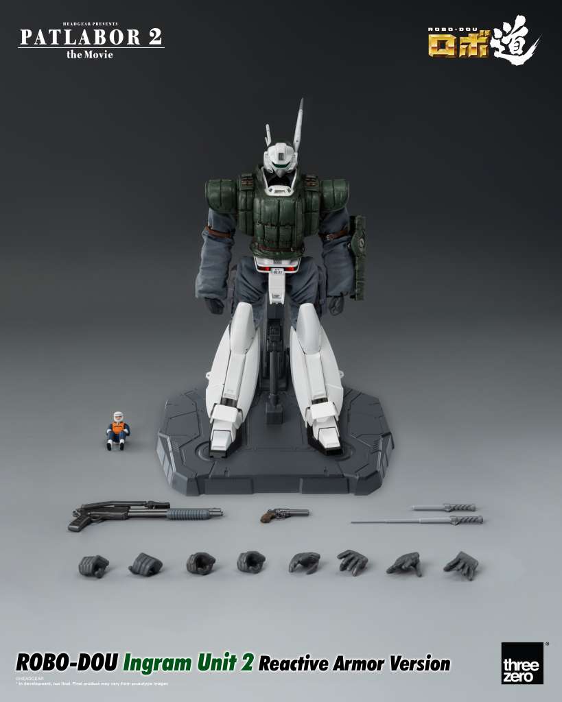 Patlabor 2: The Movie Robo-Dou Ingram Unit 2 Reactive Armor Ver threea toys/threezero