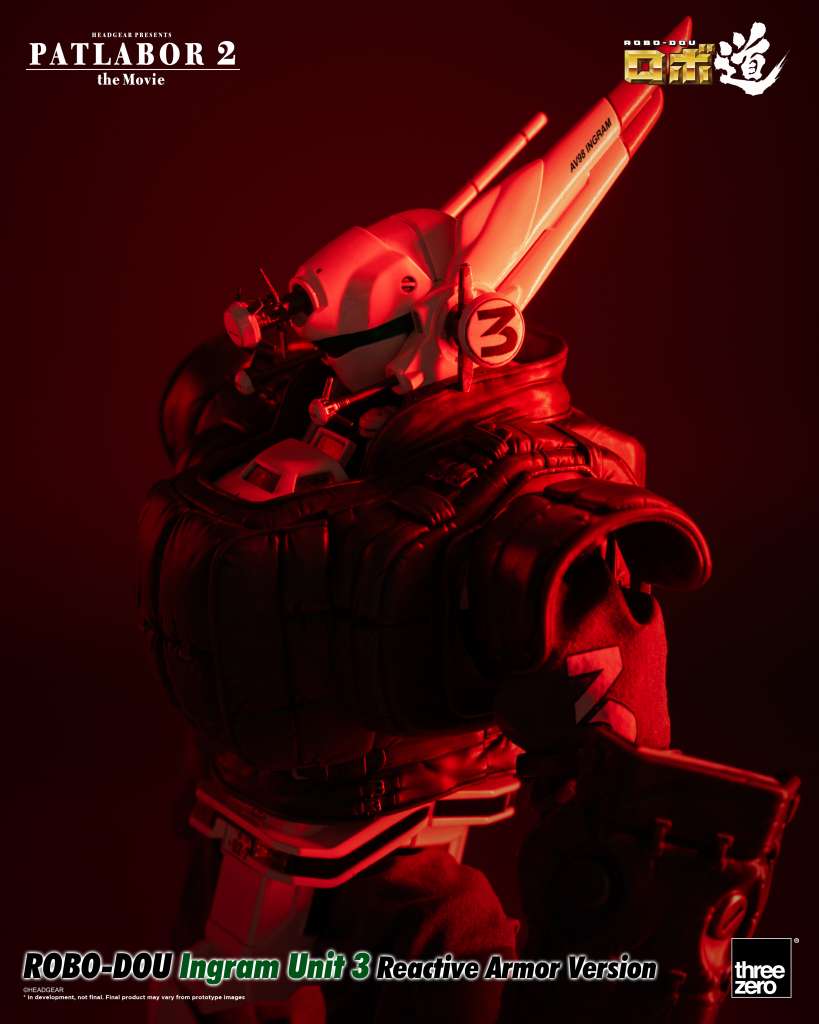 Patlabor 2 Filmen Robo-Dou Ingram Enhet 3 Reactive Armor Version threea toys/threezero