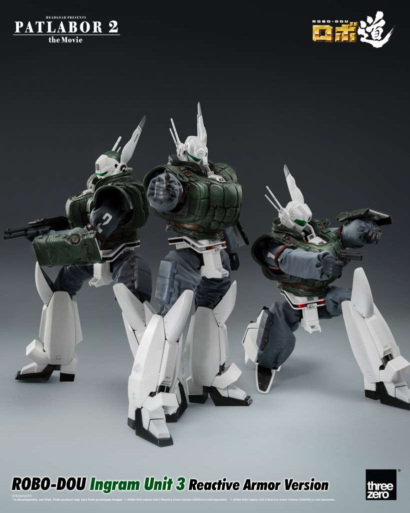 Patlabor 2 Filmen Robo-Dou Ingram Enhet 3 Reactive Armor Version threea toys/threezero