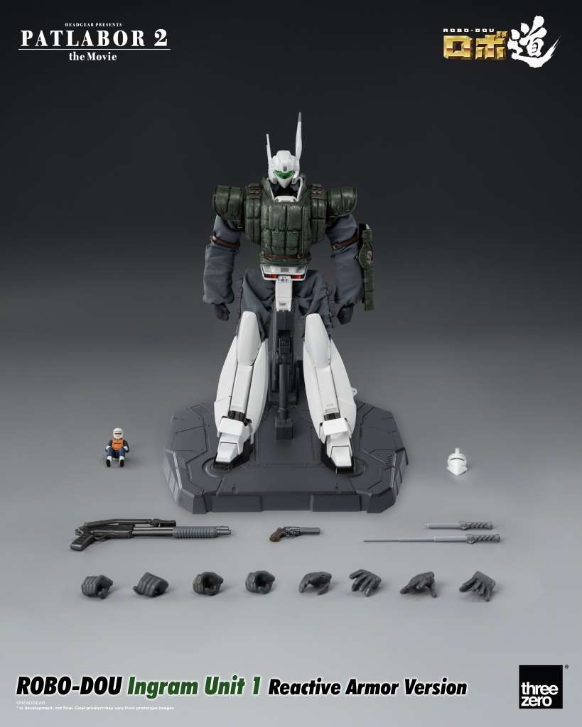 Patlabor 2 Filmen Robo-Dou Ingram Enhet 1 Reaktiv Armor Version threea toys/threezero