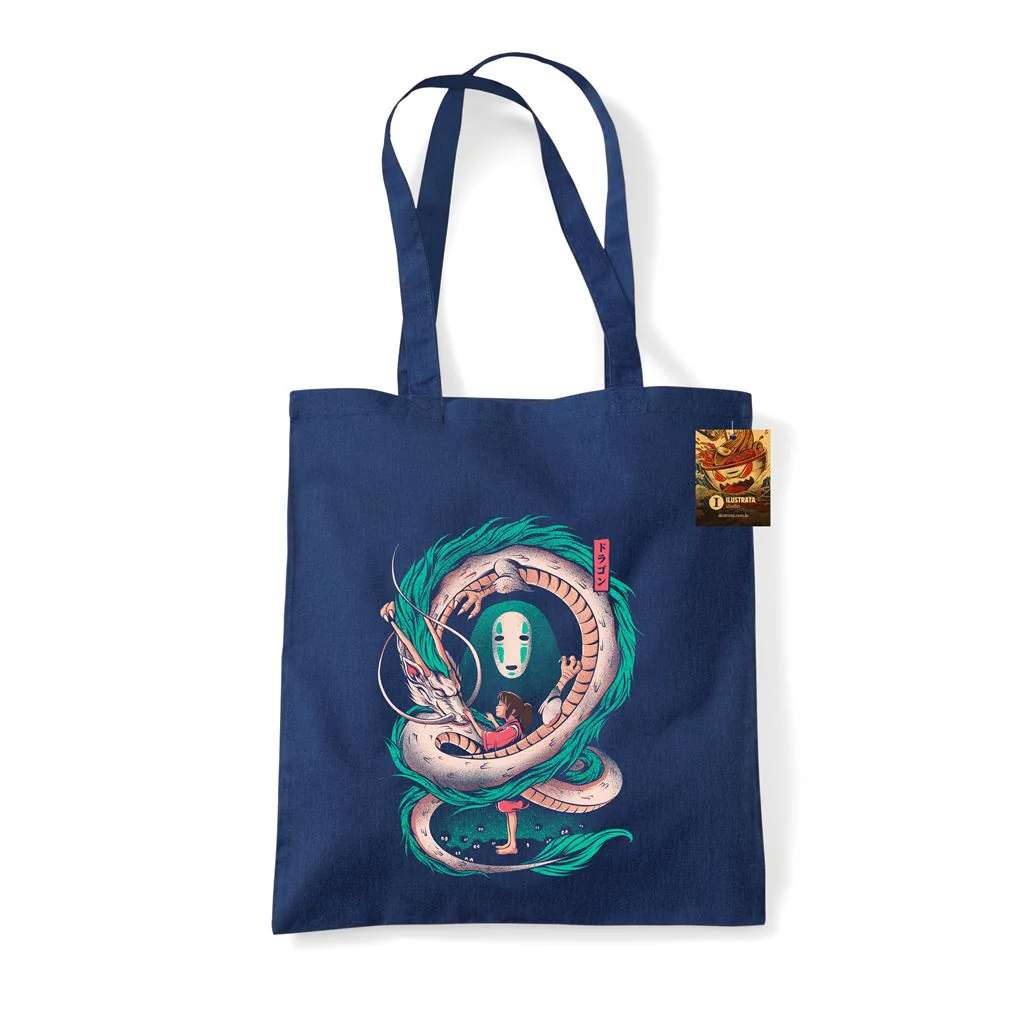 Ilustrata Tote Bag - Flickan och Draken pyramid international