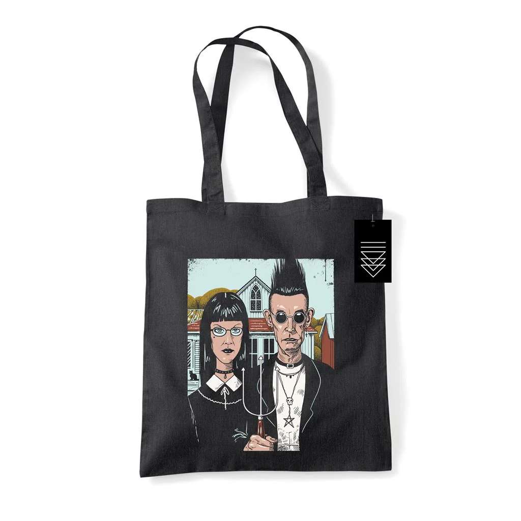 Vincent Trinidad American Goth Tote Bag pyramid international