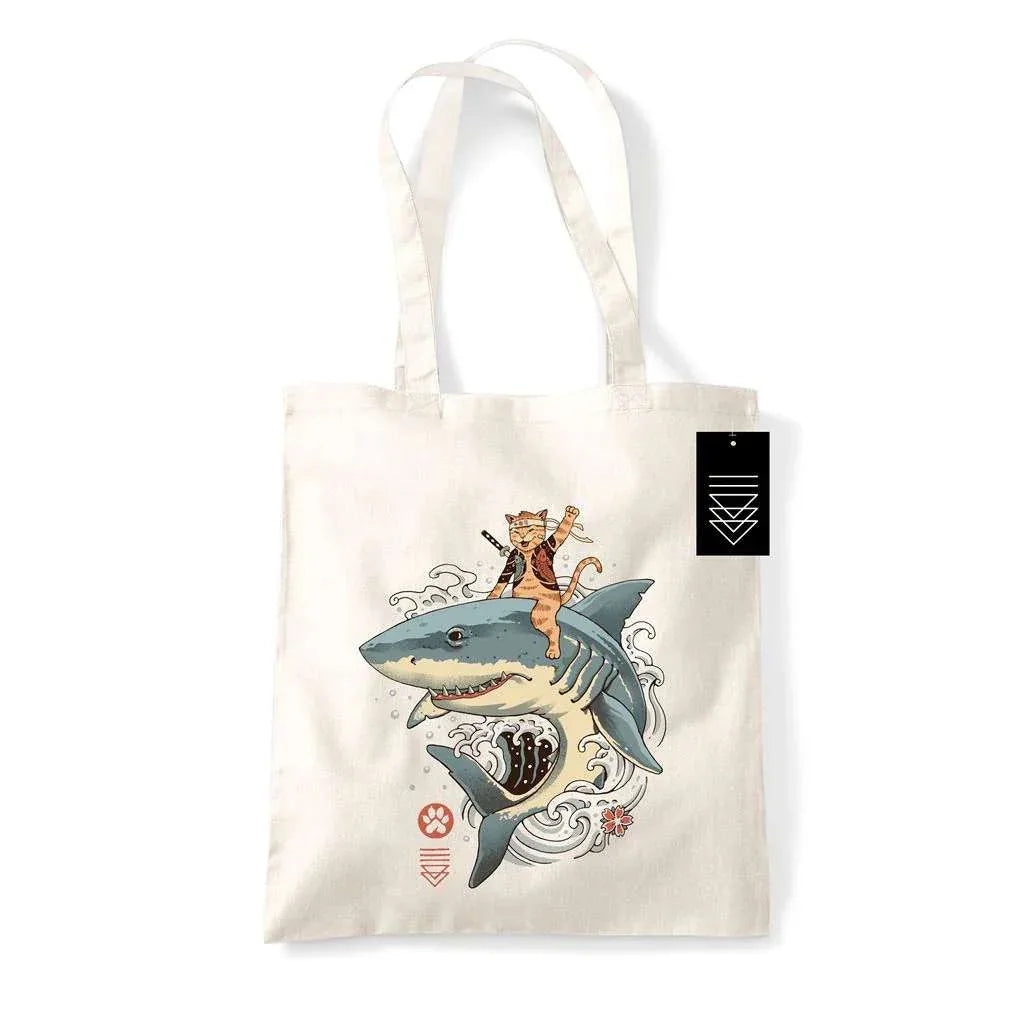 Vincent Trinidad Catana Shark Tote Bag - Robotto