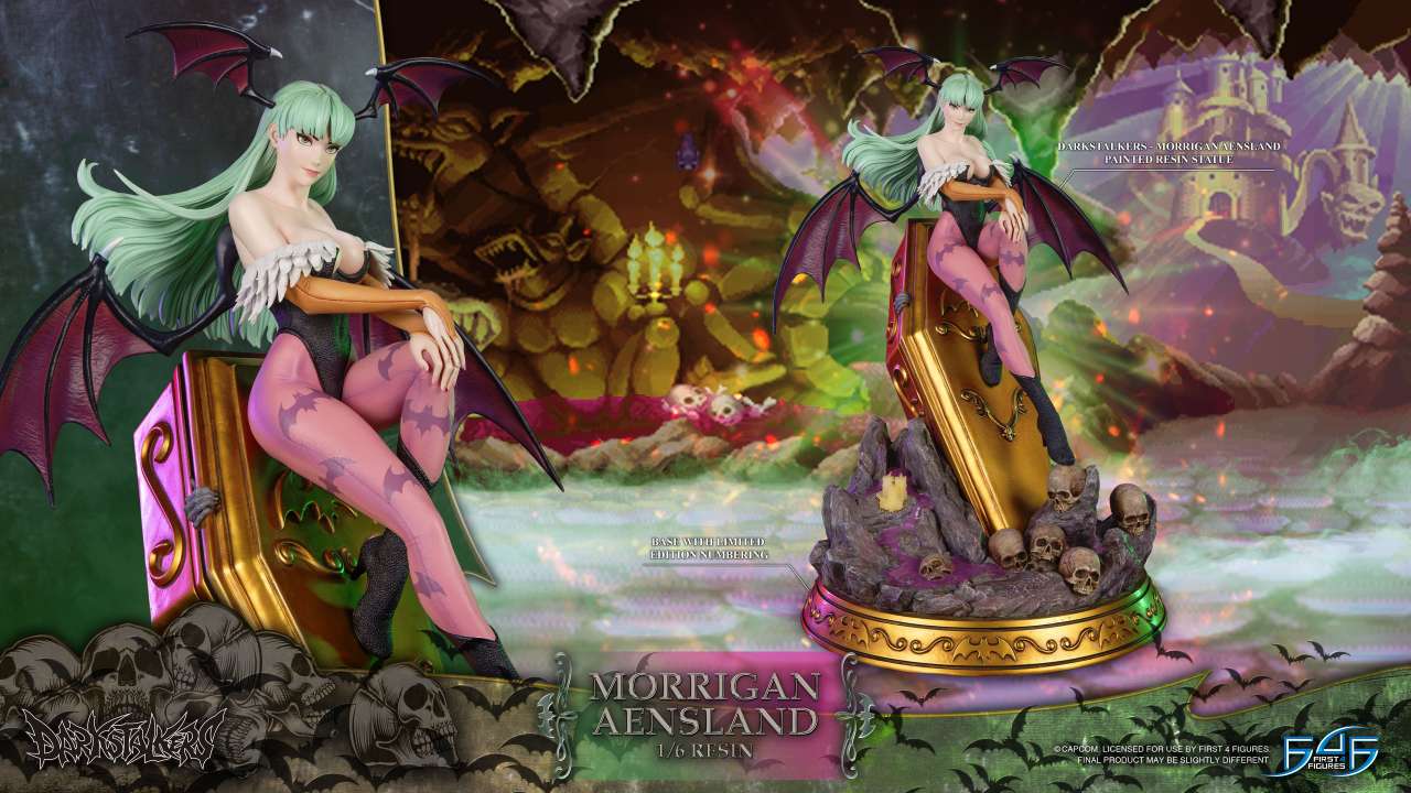 Darkstalkers Morrigan Aensland 1/6 Resin Statue – En Fantastisk Samlarfigur first4figures