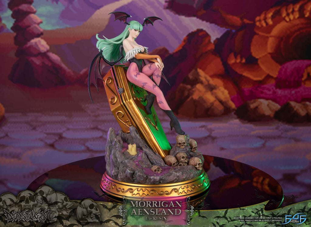 Darkstalkers Morrigan Aensland 1/6 Resin Statue – En Fantastisk Samlarfigur first4figures