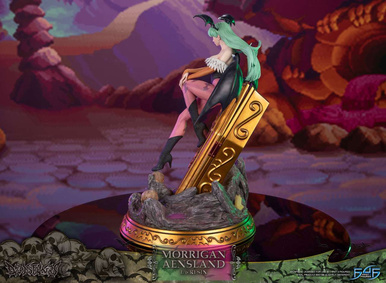 Darkstalkers Morrigan Aensland 1/6 Resin Statue – En Fantastisk Samlarfigur first4figures