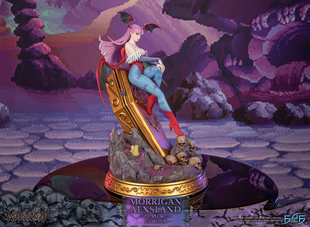 Darkstalkers Morrigan Aensland Player 2 1/6 Resin Statue first4figures