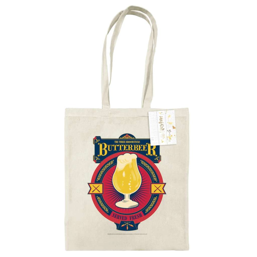 Harry Potter Butterbeer Cream Tote Bag pyramid international