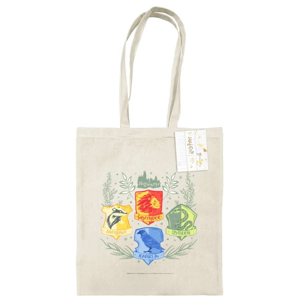 Harry Potter Herbology Crests Tote Bag pyramid international