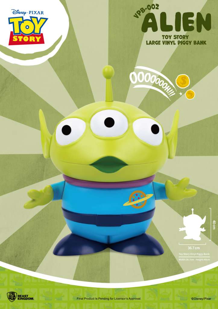 Toy Story Stort Vinyl Spargris Alien beast kingdom