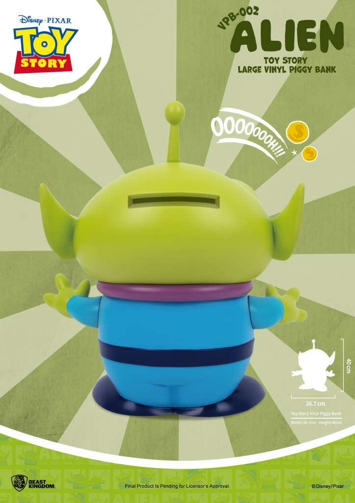 Toy Story Stort Vinyl Spargris Alien beast kingdom