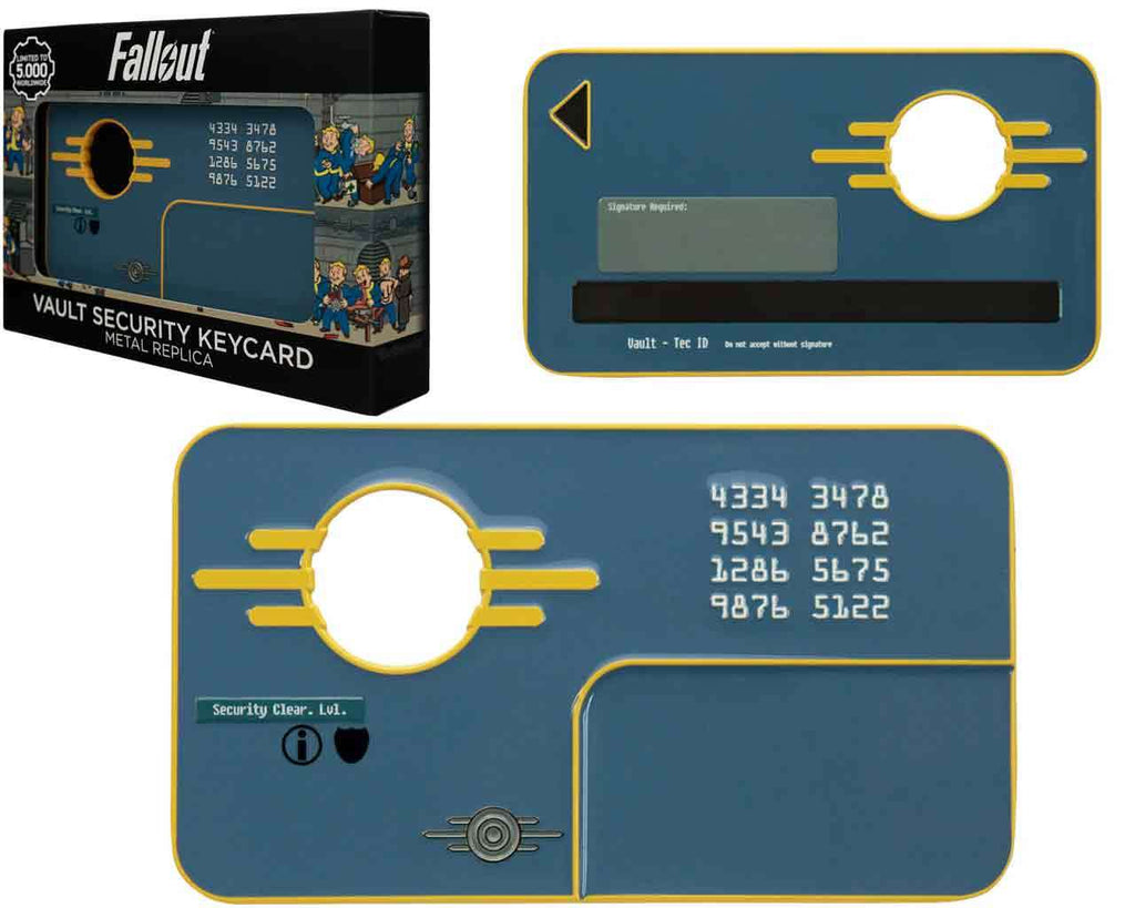 Fallout Vault Security Keycard Replica fanattik