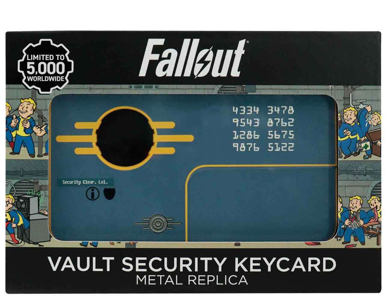 Fallout Vault Security Keycard Replica fanattik