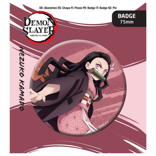 Demon Slayer Badges - Nezuko Kamado Button Badge popbuddies