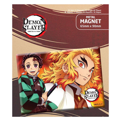 Demon Slayer Tanjiro och Kyojuro Magnet popbuddies