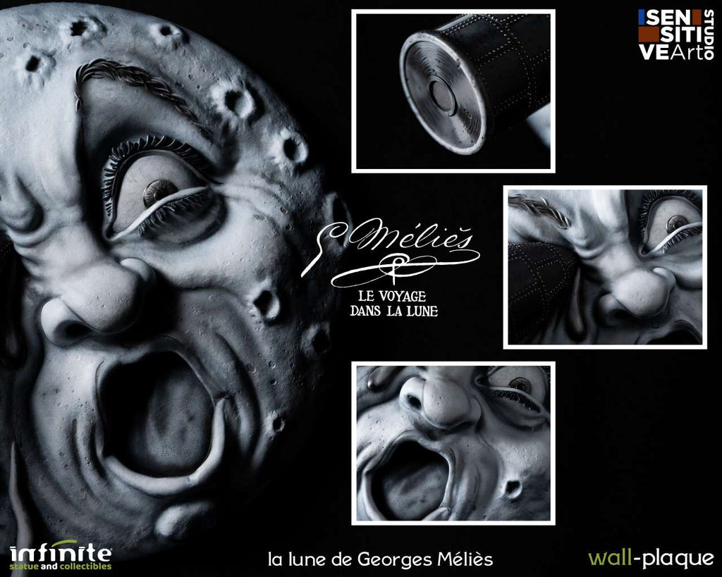 La Lune de Georges Méliès Väggplakett infinite statue