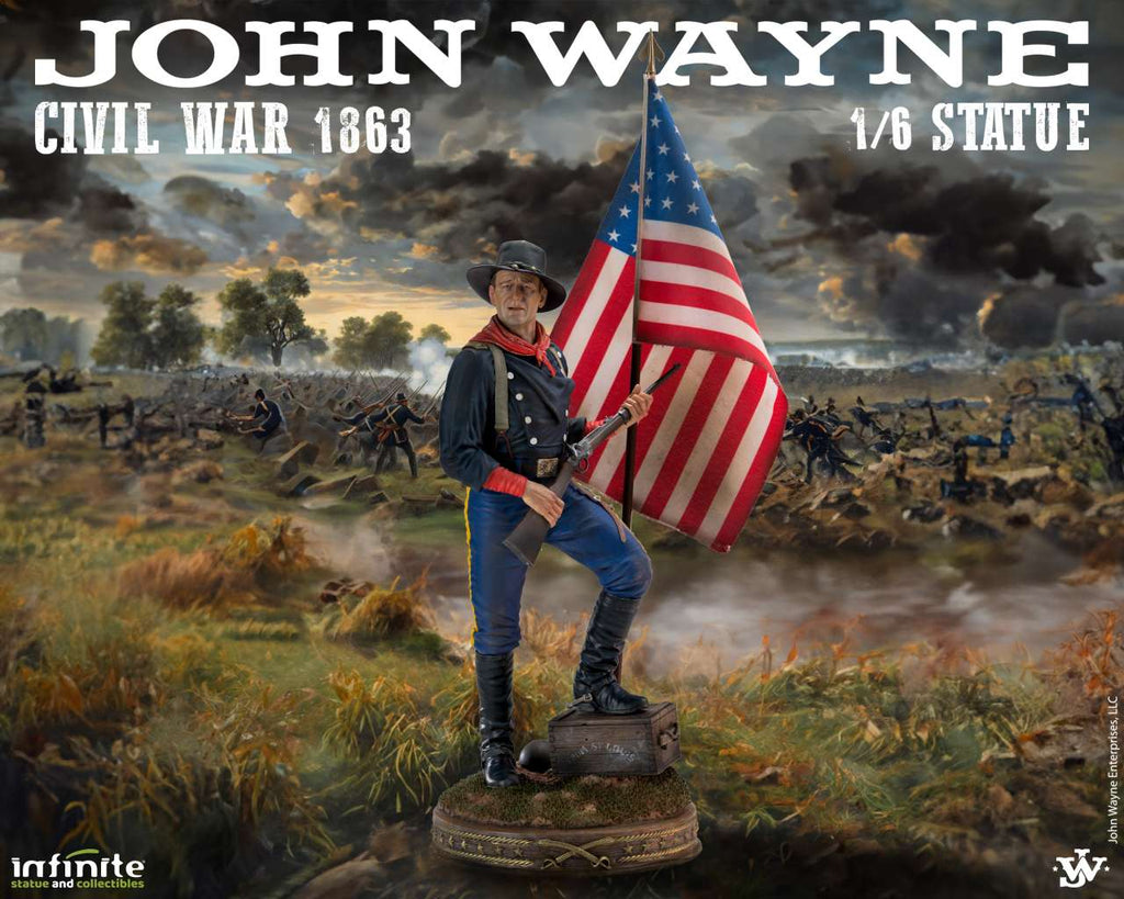 John Wayne Civil War 1863 1/6 Statue infinite statue