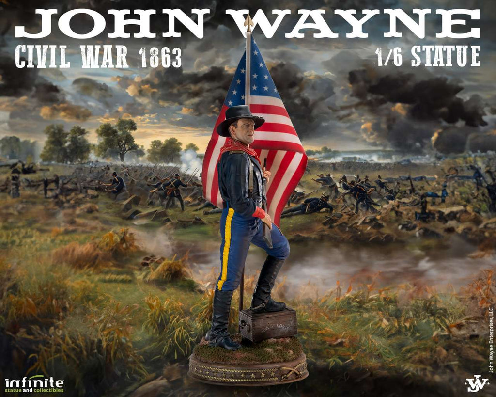 John Wayne Civil War 1863 1/6 Statue infinite statue