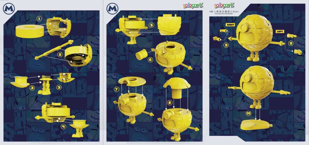 Despicable Me 4 Amk Superjerry Modellkit yolopark