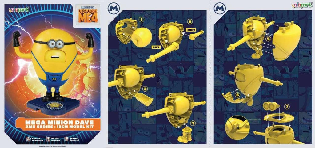Despicable Me 4 AMK SuperDave Modellkit - Robotto