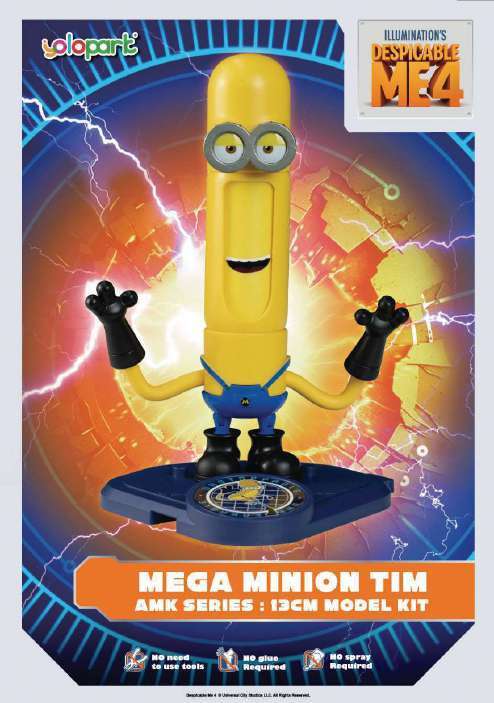 Despicable Me 4 amk supertim modellkit