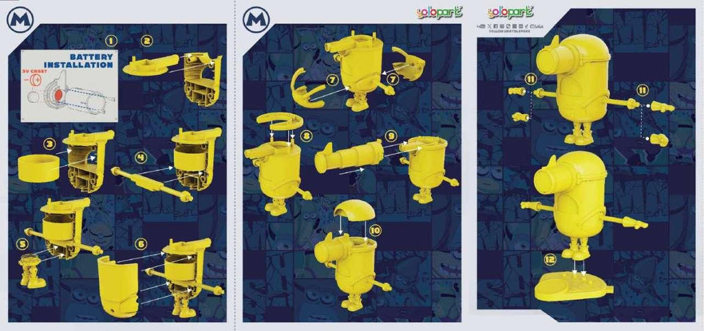 Despicable Me 4 AMK Supermel Modellkit - Robotto