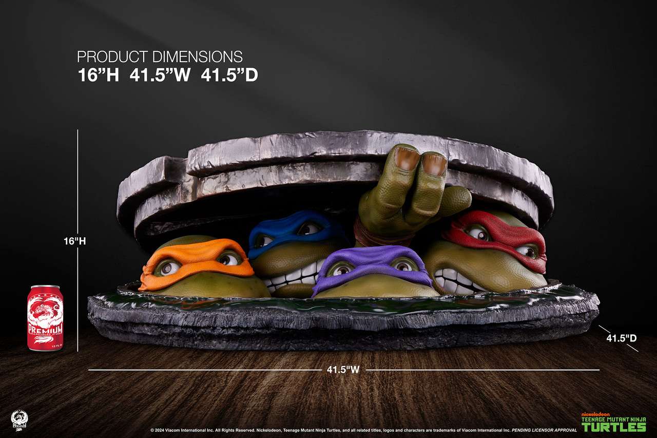 TMNT Underground 1:1 Skala Diorama pcs